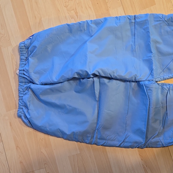 Vintage Russell Athletic Windbreaker Pants Made In Usa Caralina Blue Large - Picture 11 of 15